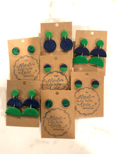 Navy/Green