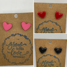 Load image into Gallery viewer, Heart Studs
